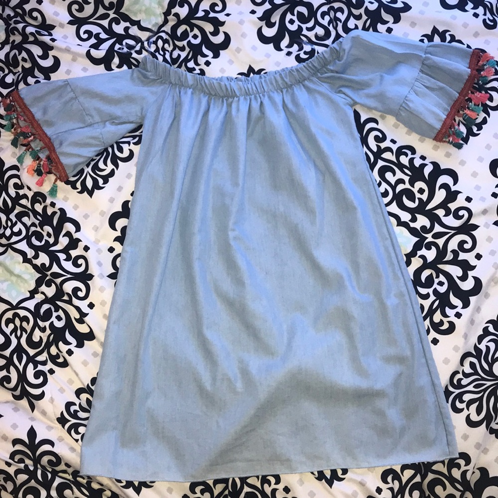Blue dress